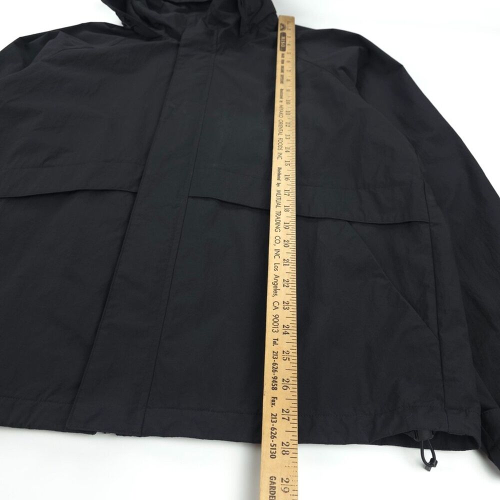 UNIQLO Windproof Stand Collar Blouson Soft Shell Hoodie Jacket Gorpcore Minimal - Picture 5 of 13